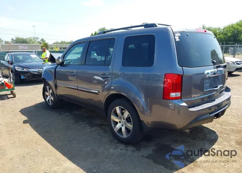 2014 Honda Pilot Touring from USA, damaged, VIN 5FNYF4H97EB016894